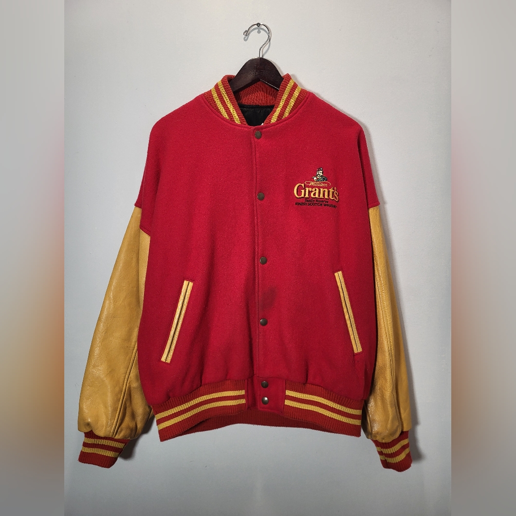 Vintage William Grants Finest Scotch Whiskey Varsity Jacket